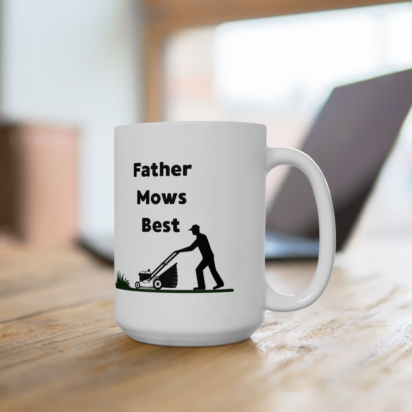 Father Mows Best Mug