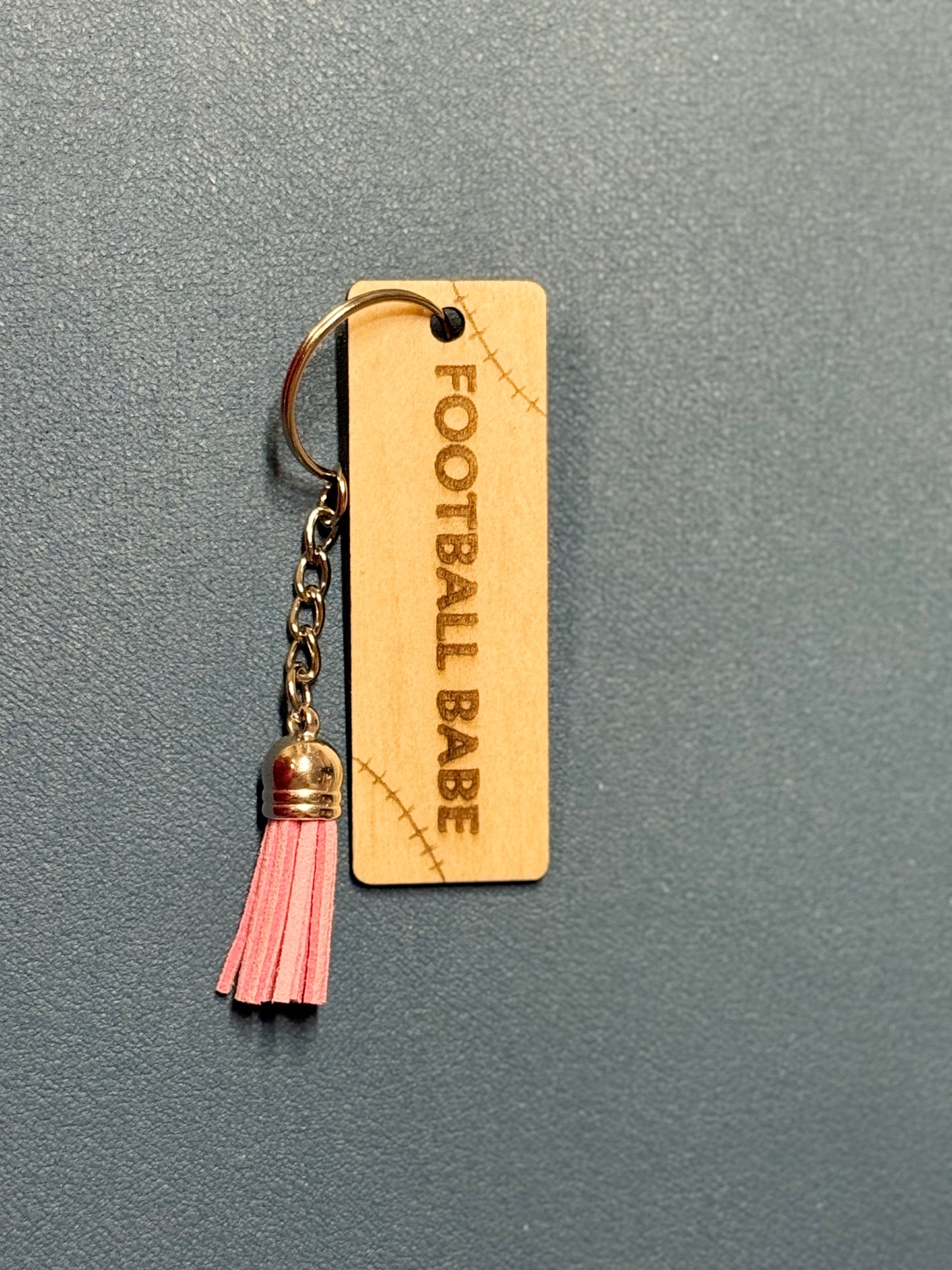 Football Babe Keychain