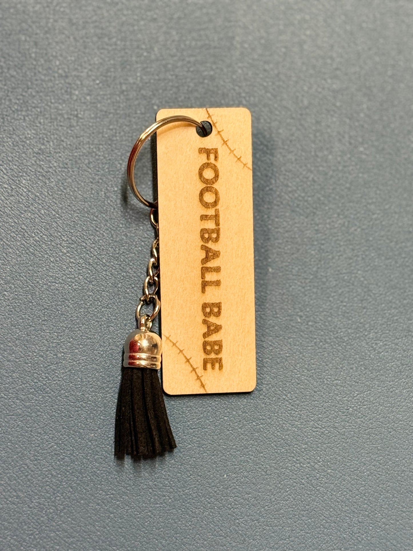 Football Babe Keychain
