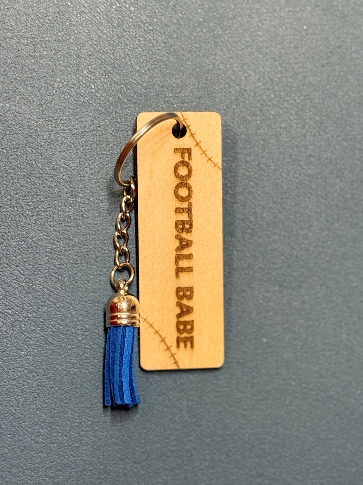 Football Babe Keychain