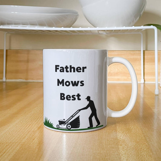 Father Mows Best Mug