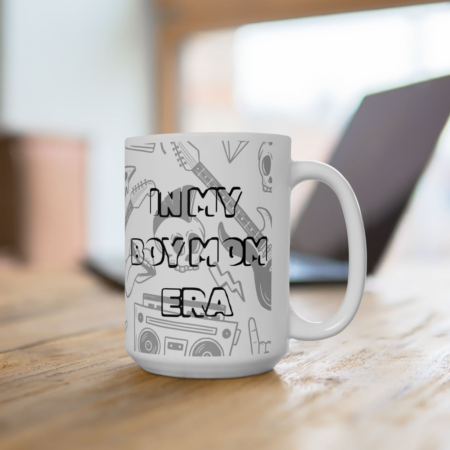 Rock 'n' Roll In My Boy Mom Era Mug