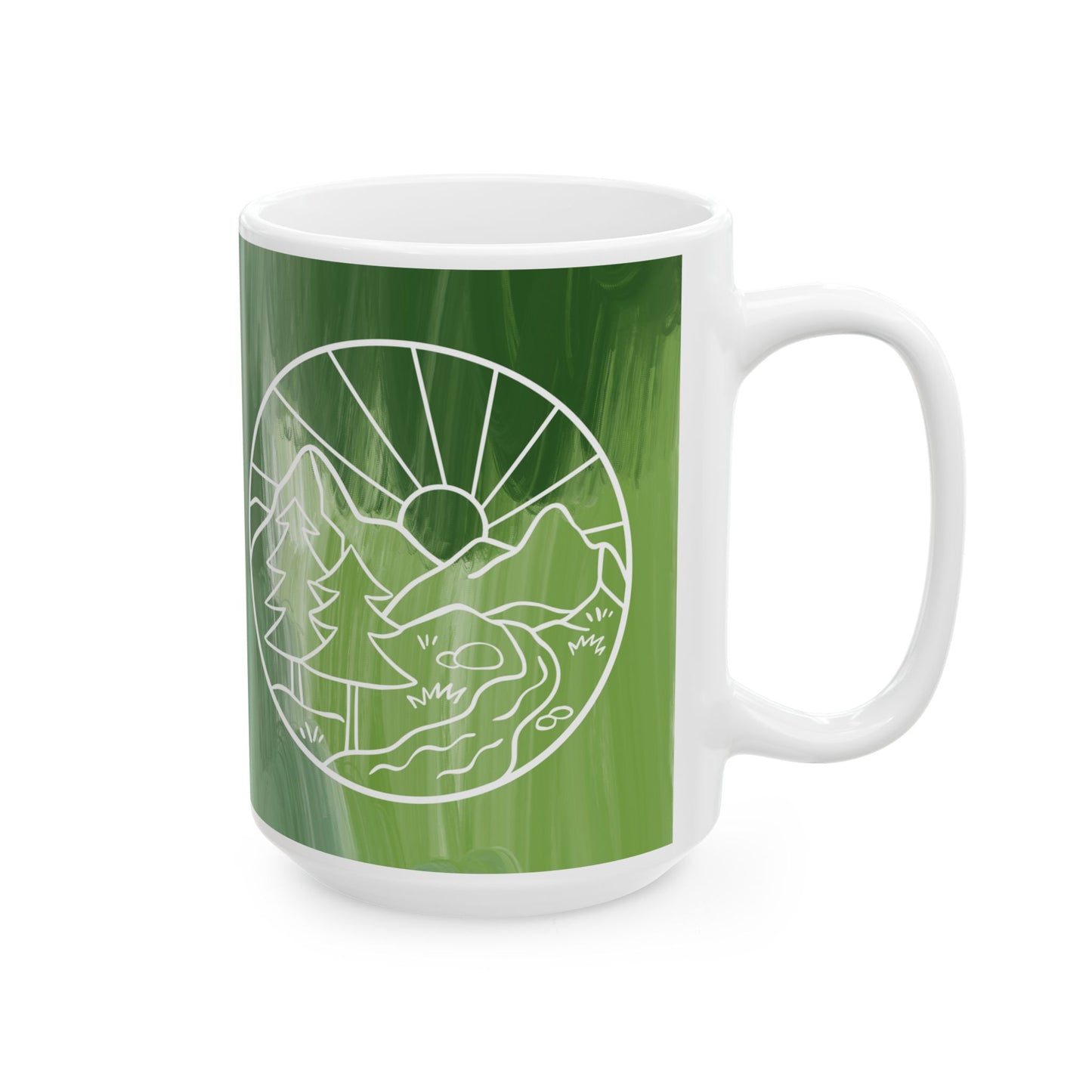 Living on Mountain Time Mug