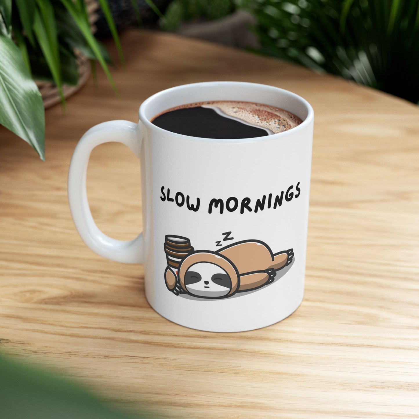 Sloth Mornings Mug
