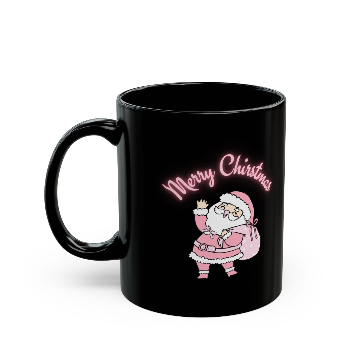 Pink Santa Mug