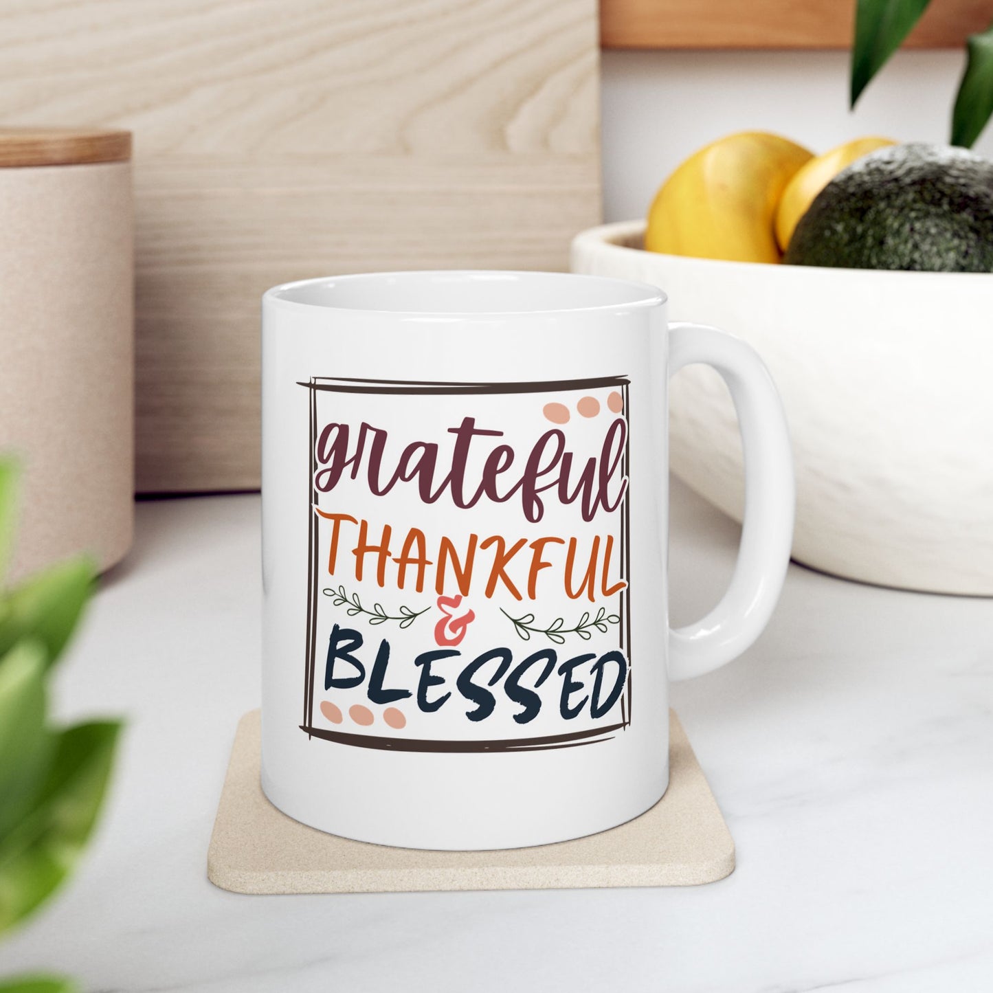 Grateful & Blessed Mug