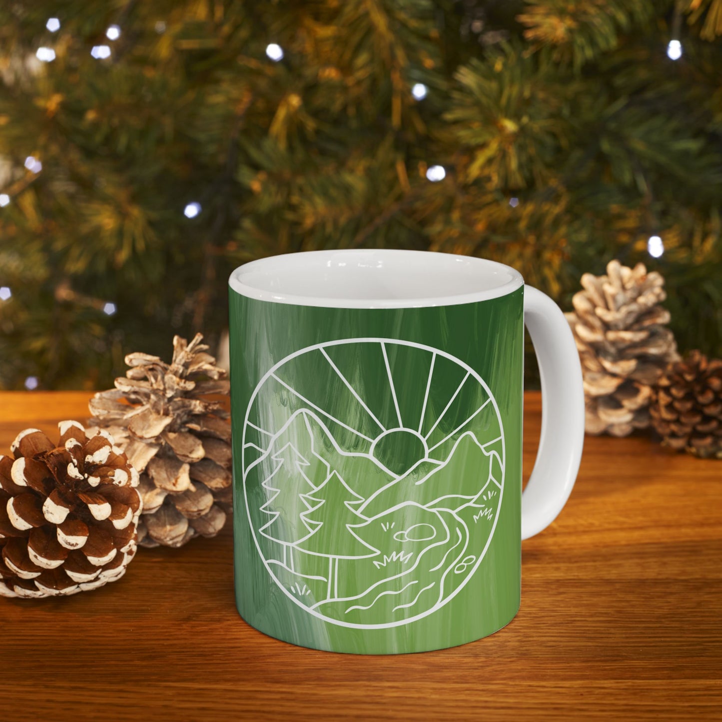 Living on Mountain Time Mug