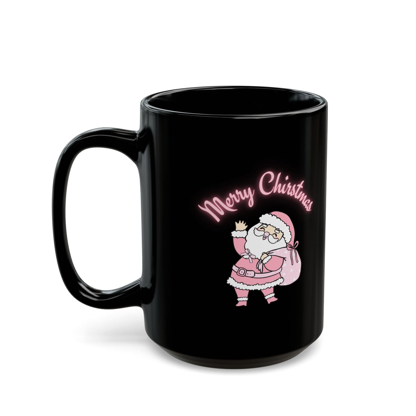 Pink Santa Mug
