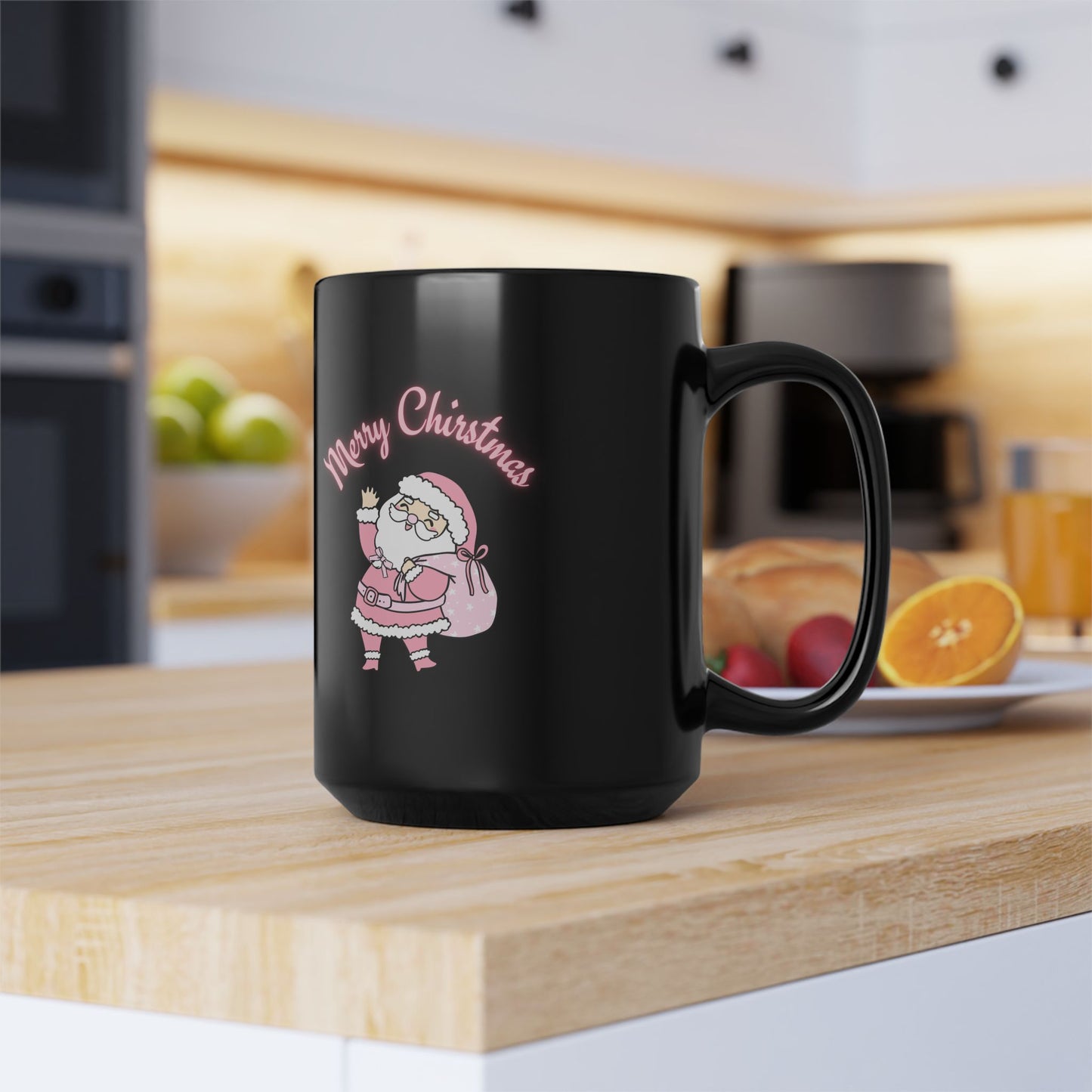 Pink Santa Mug