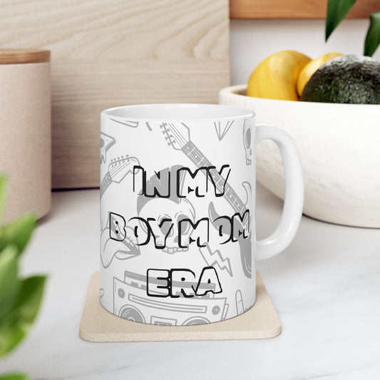 Rock 'n' Roll In My Boy Mom Era Mug