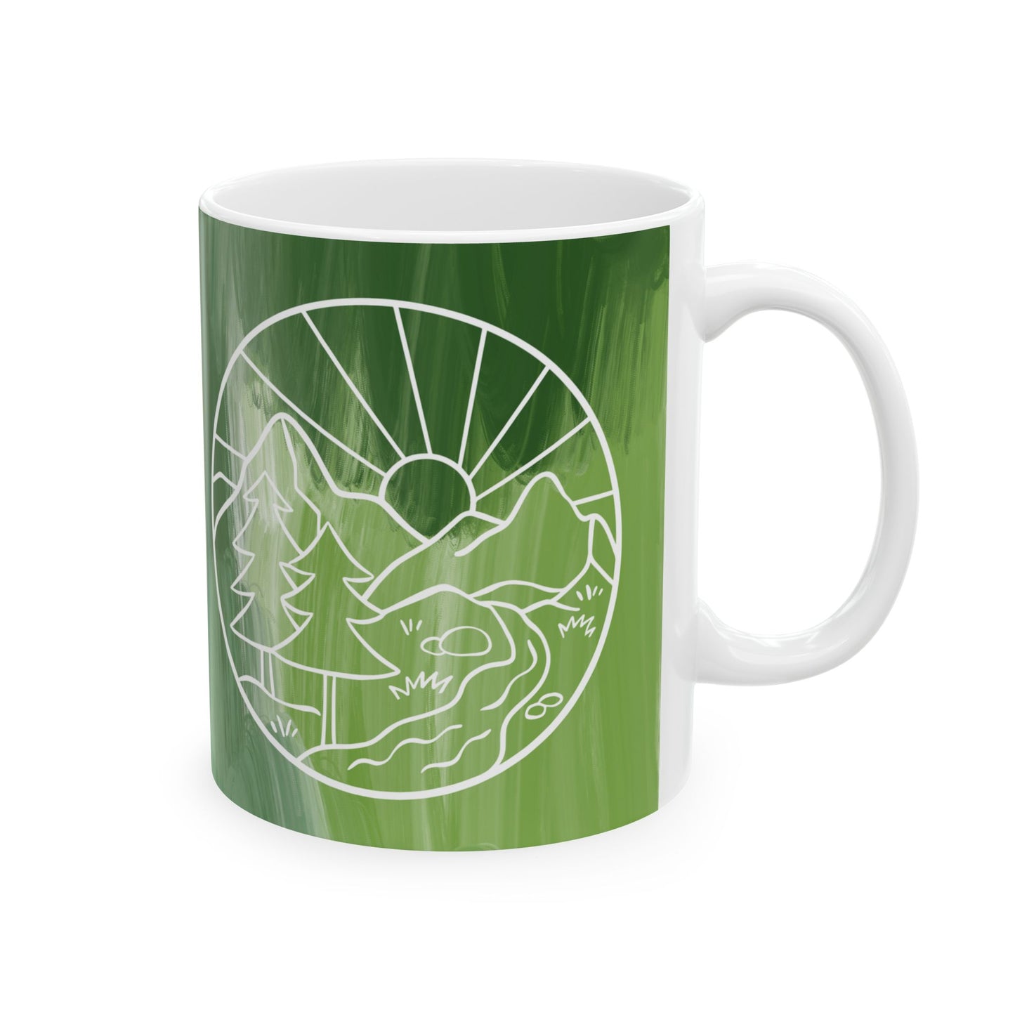 Living on Mountain Time Mug