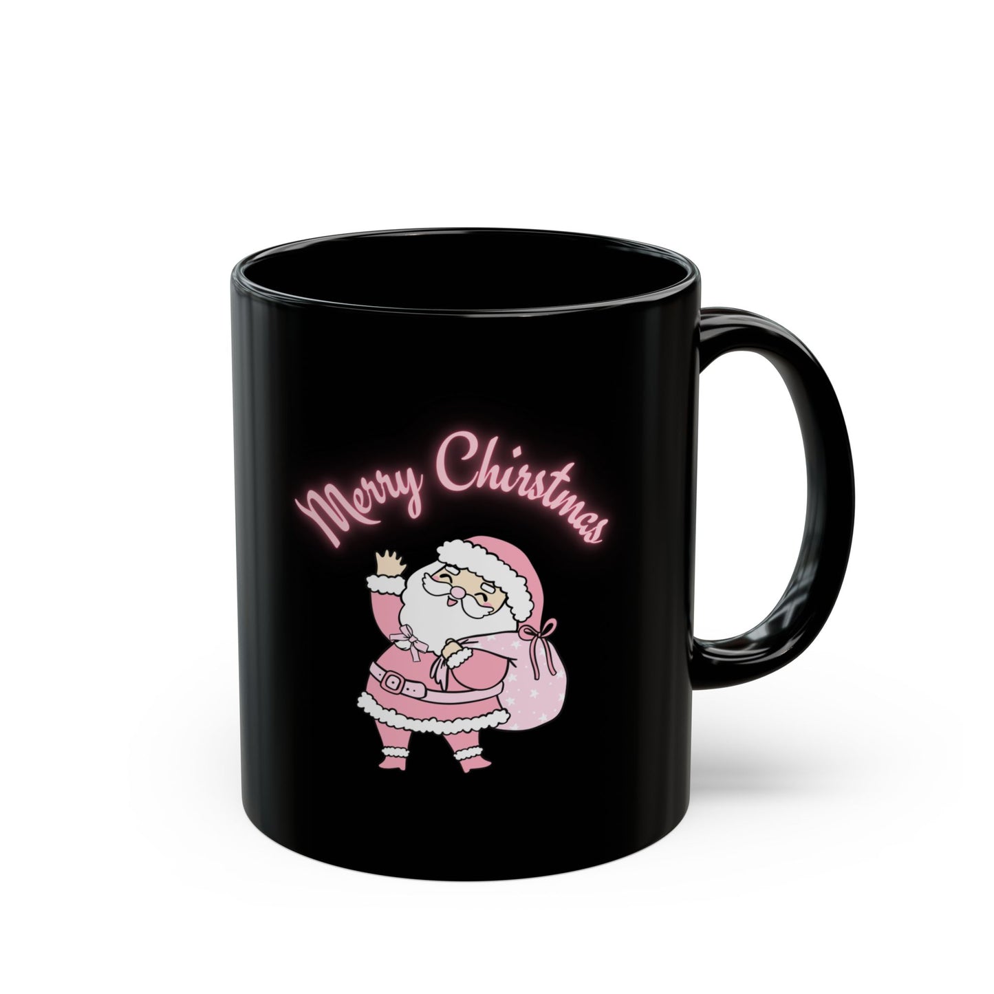 Pink Santa Mug