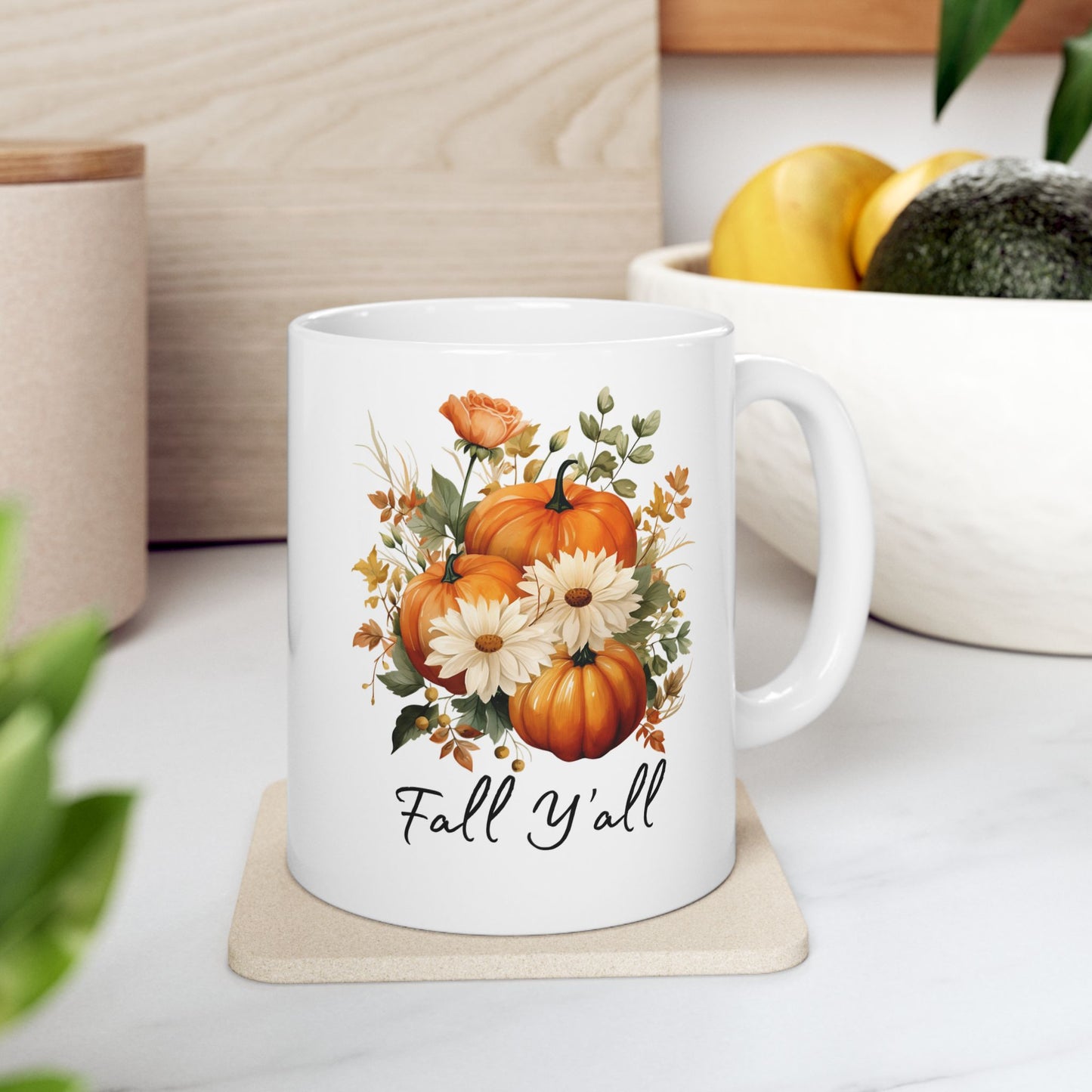 Fall Floral Mug