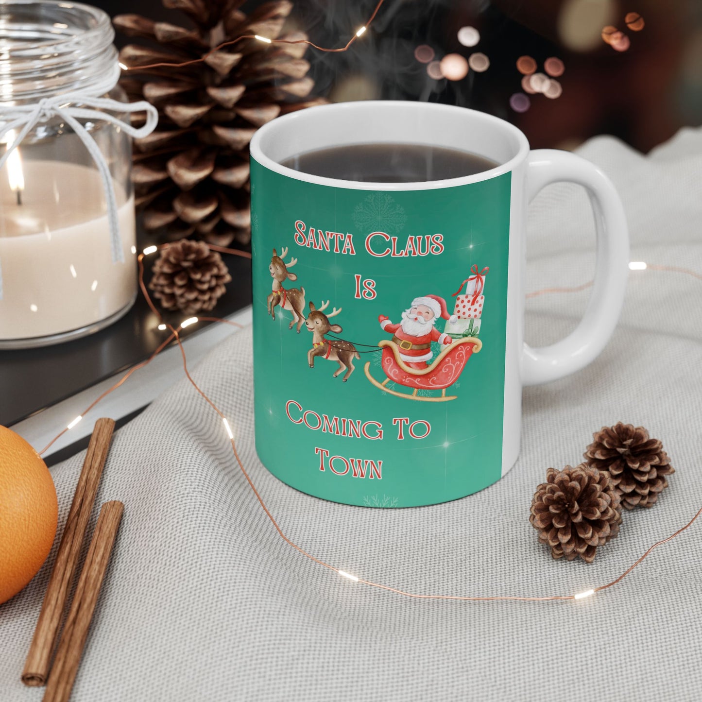 Santa Claus is Coming to Town Mug