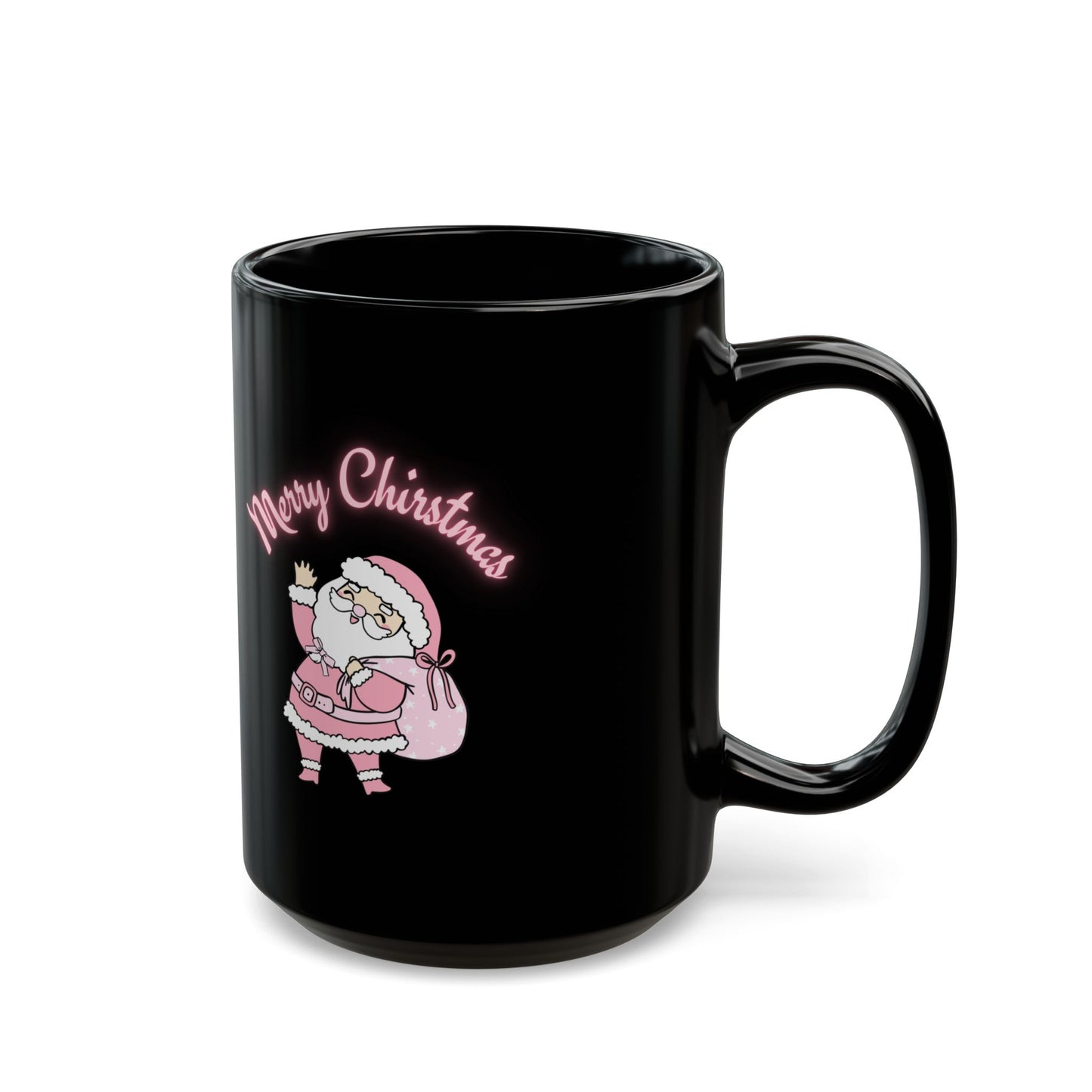 Pink Santa Mug
