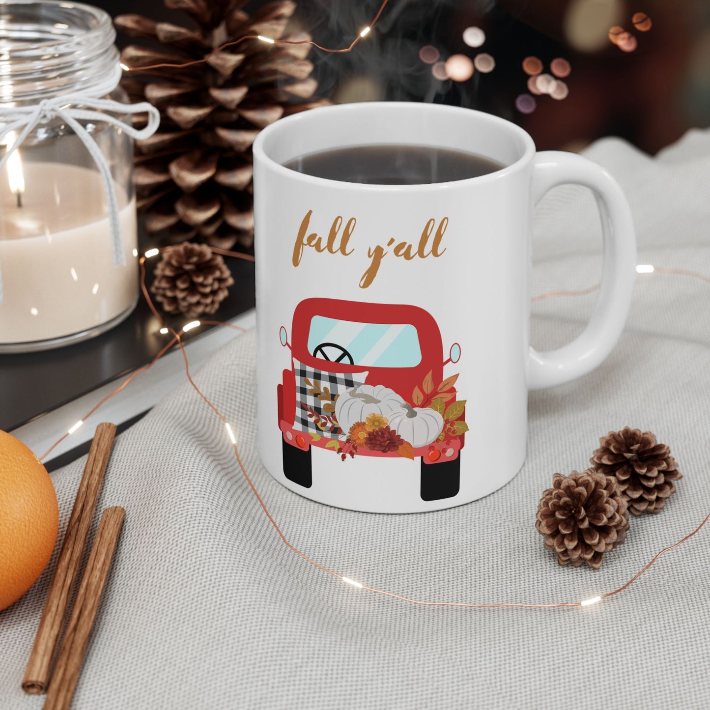 Fall Y'all Truck Mug