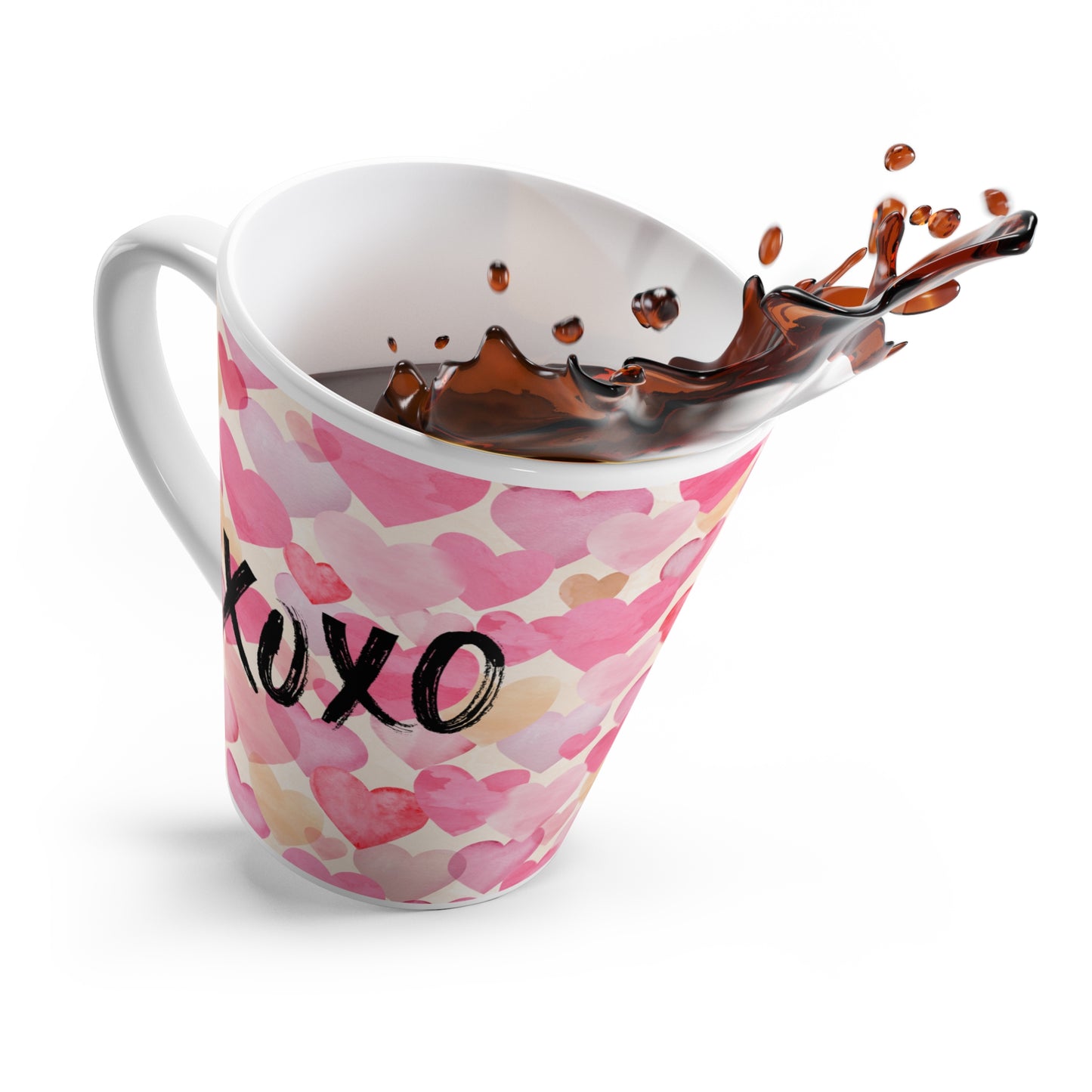 XOXO Heart Latte Mug