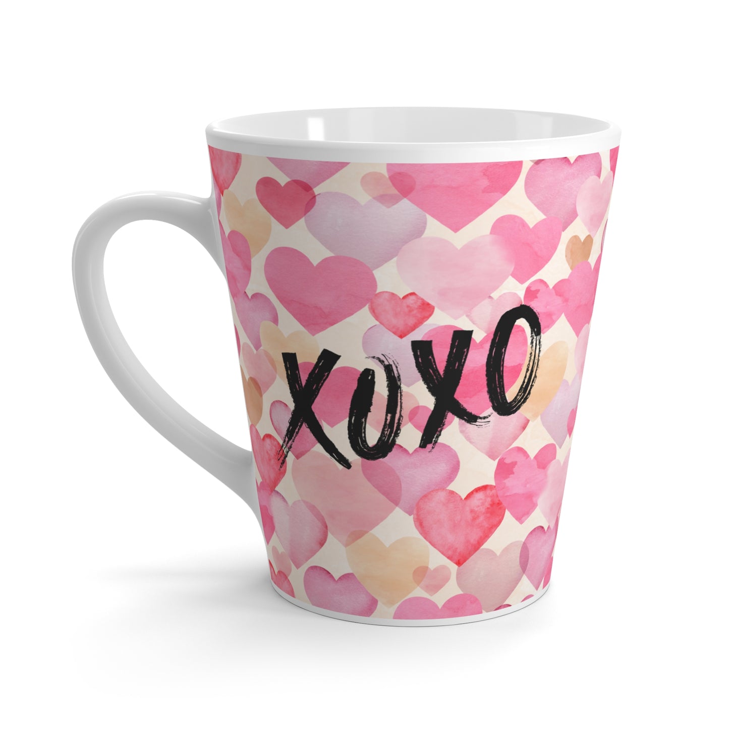 XOXO Heart Latte Mug