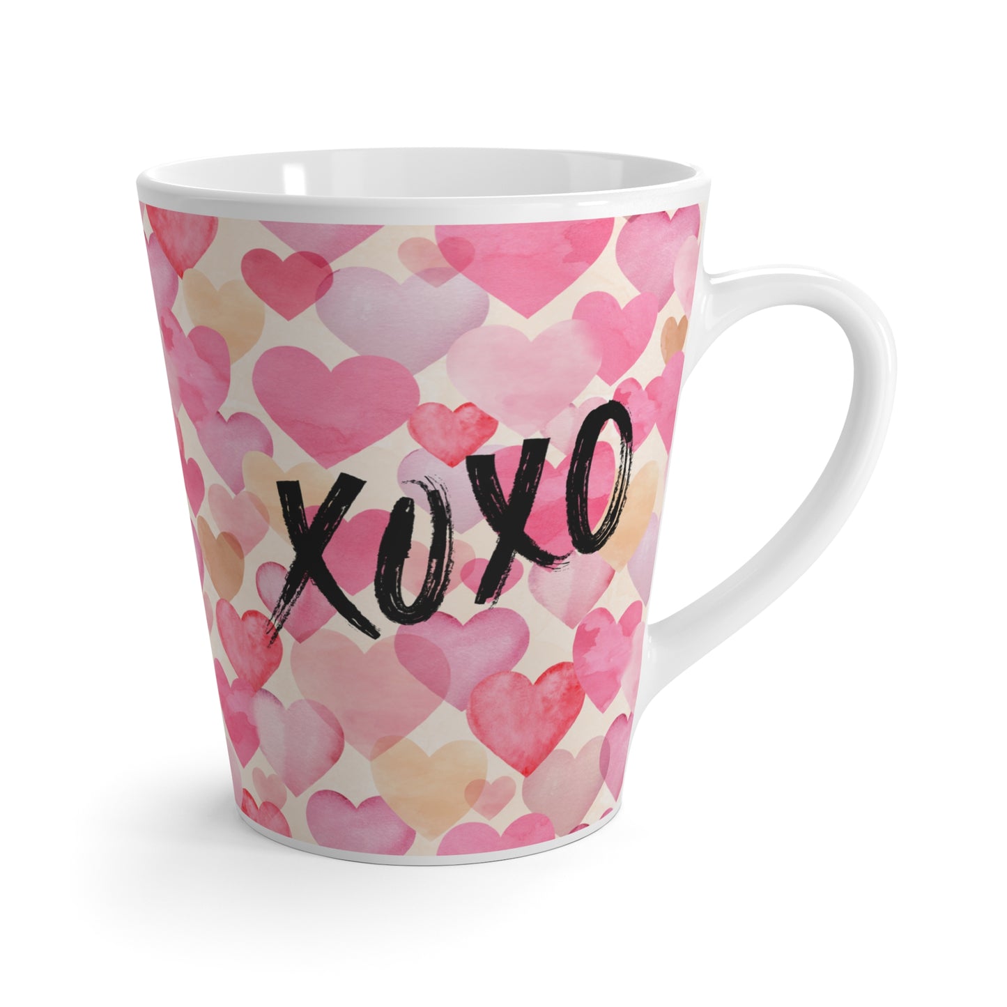 XOXO Heart Latte Mug