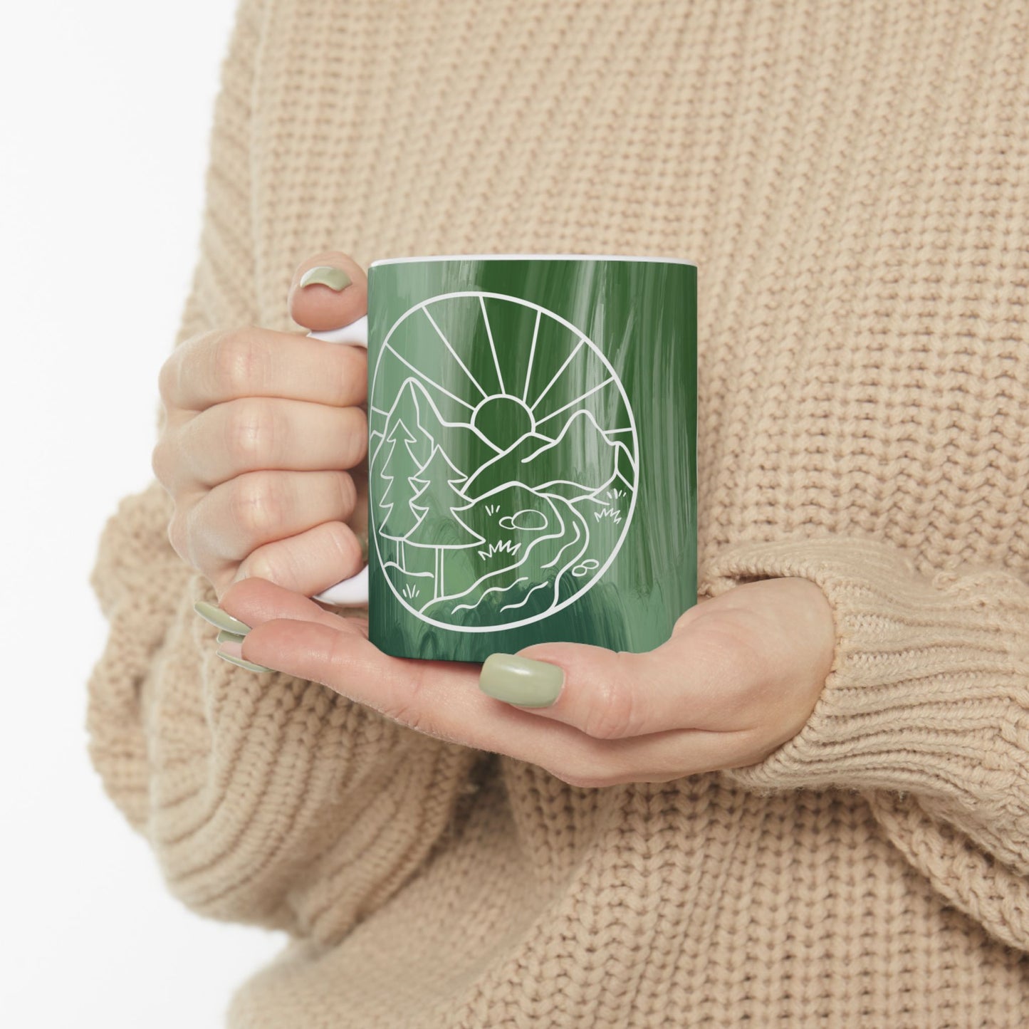 Living on Mountain Time Mug