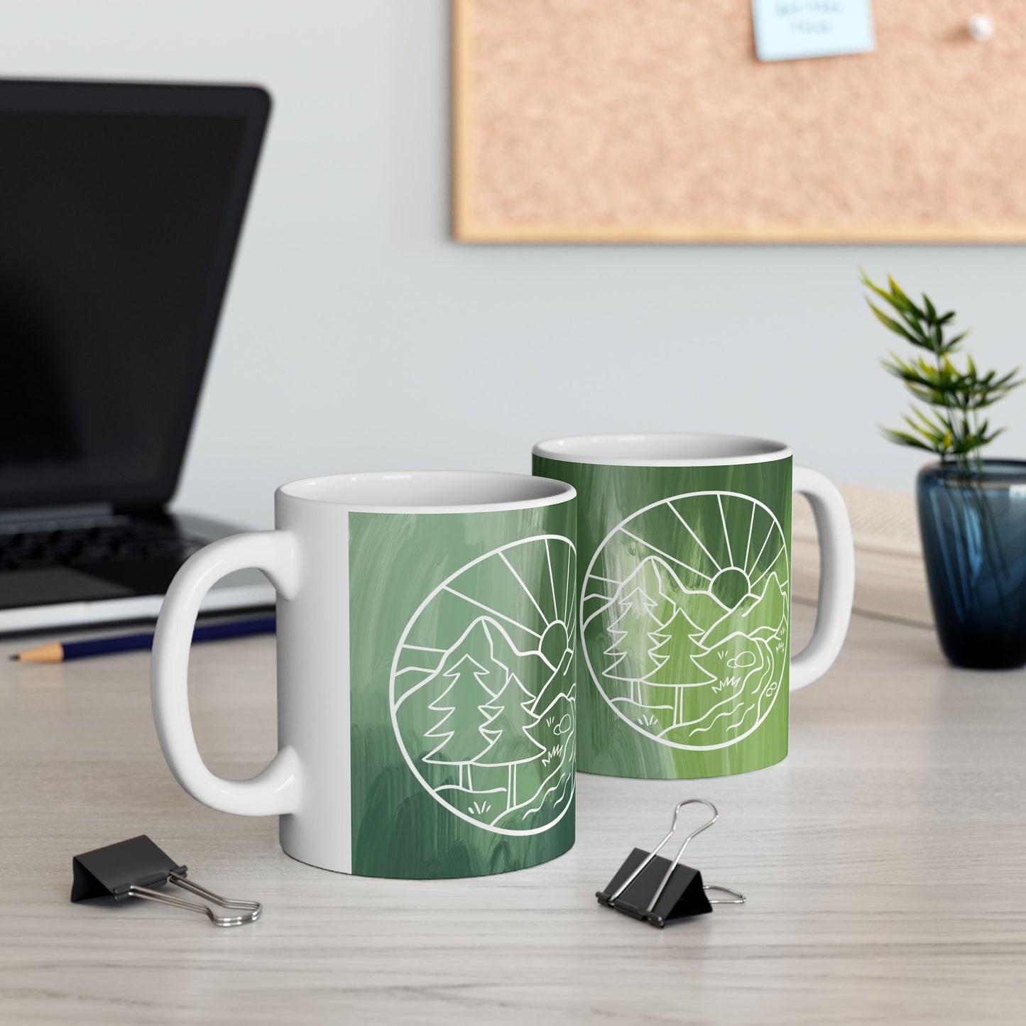 Living on Mountain Time Mug