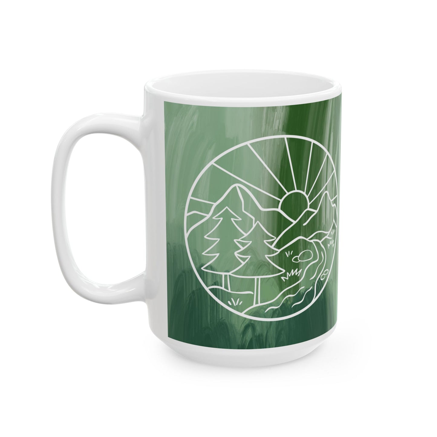 Living on Mountain Time Mug