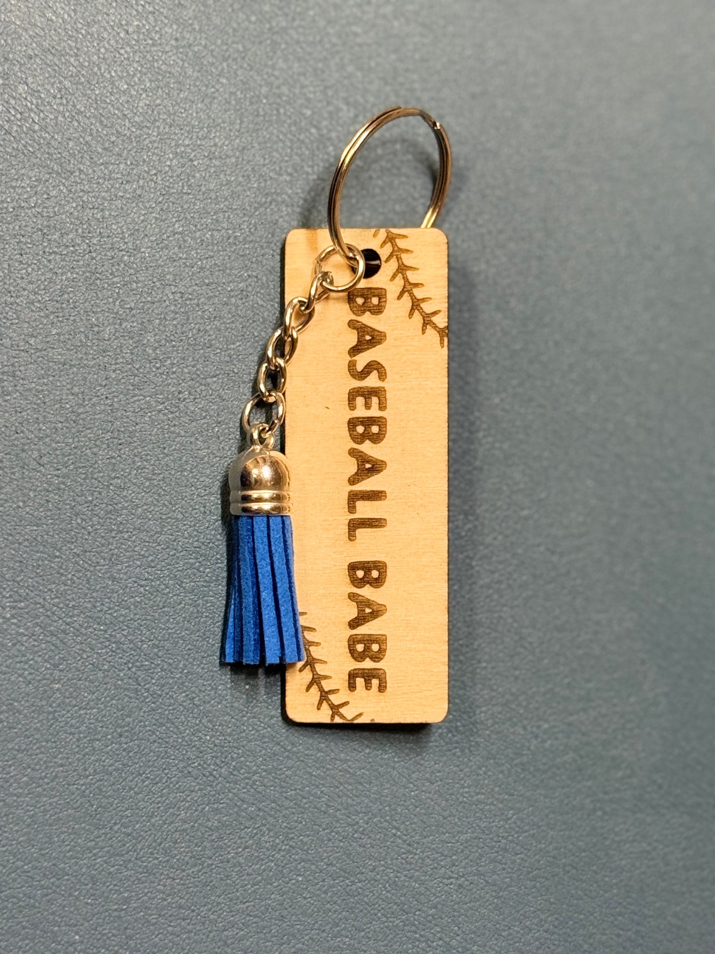 Baseball Babe Keychain