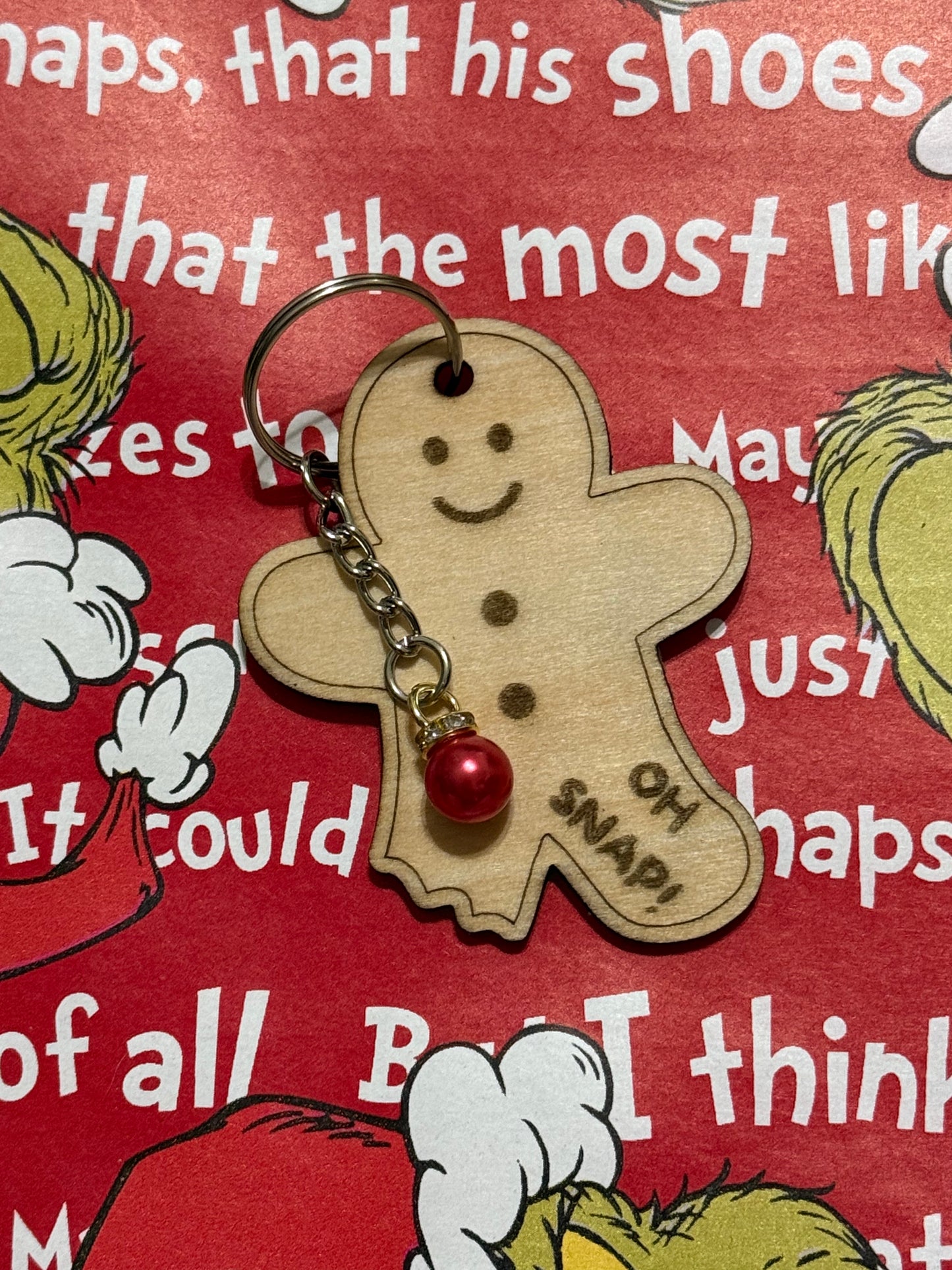 Gingerbread Man Keychain