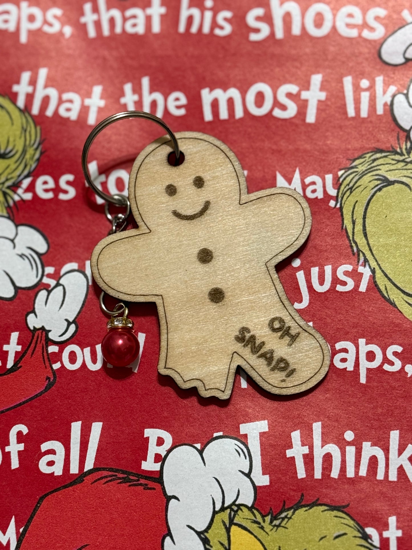 Gingerbread Man Keychain